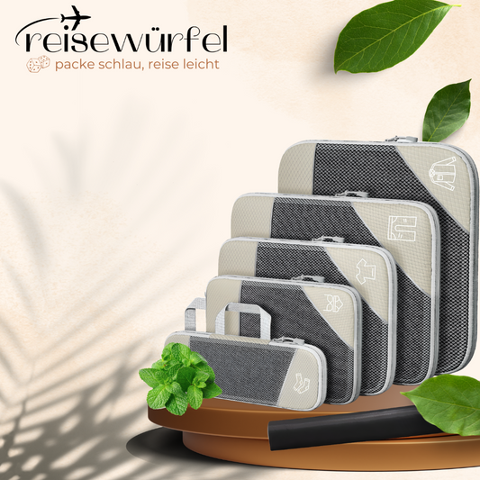 Reisewürfel Premium Set 6-Teilig